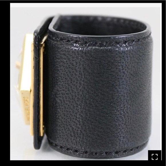 Michael Kors Leather Cuff Bracelet with Stone - Picture 3 of 8